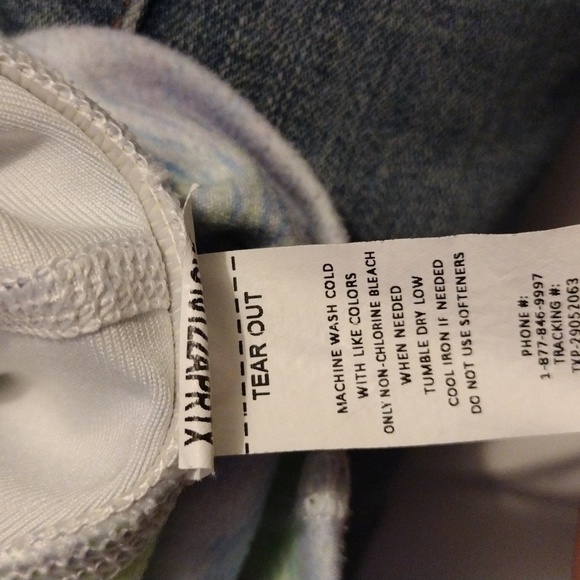 Neon green and grey Dicks Sporting Goods leggings - Picture 3 of 4